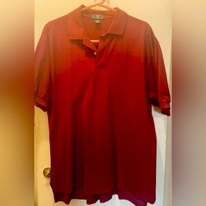 Tarra Hall men polo XL. Red/ burgundy color.